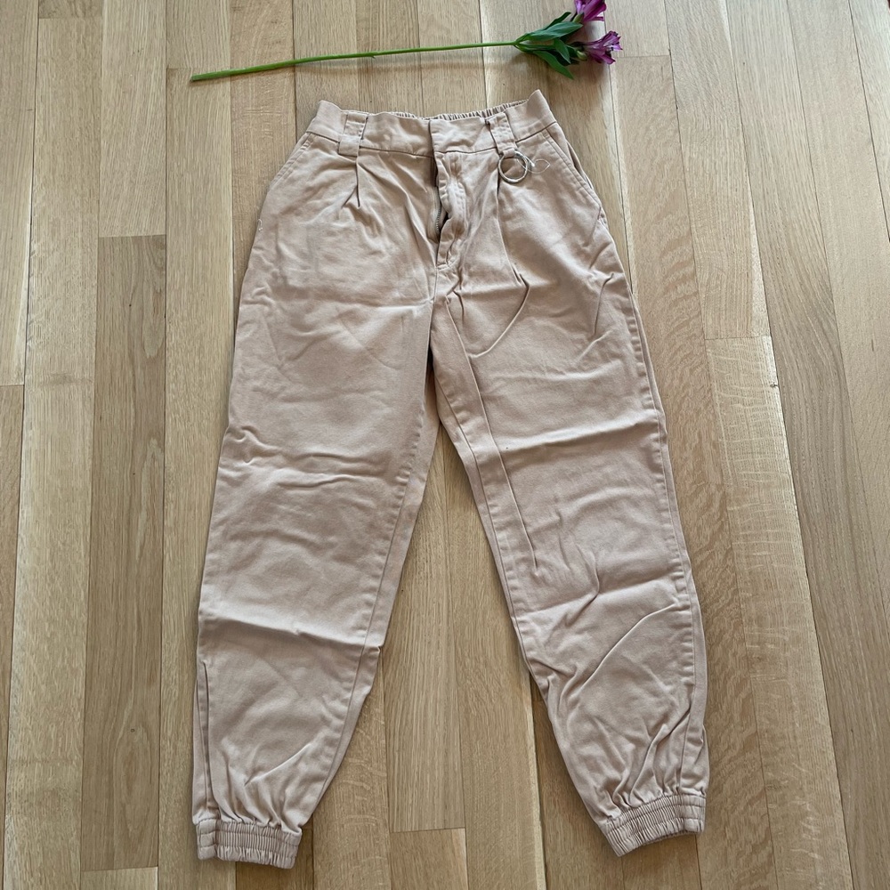Pull&bear tan cargo pants